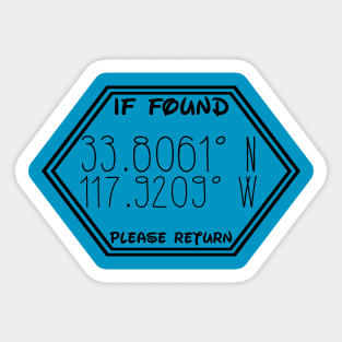 Coordinates of DCA Sticker